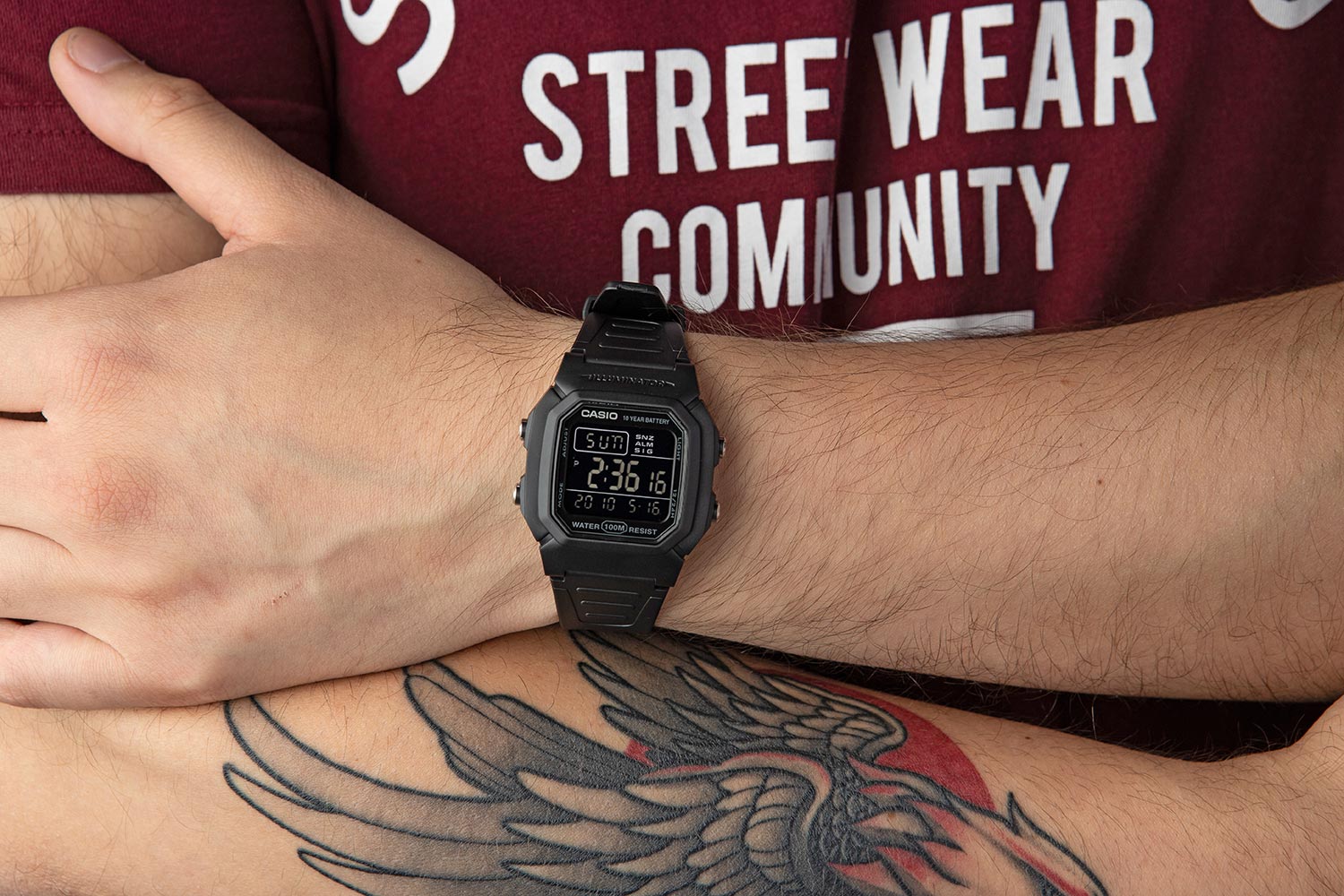 Наручные часы Casio W-800H-1B. Фото 3.