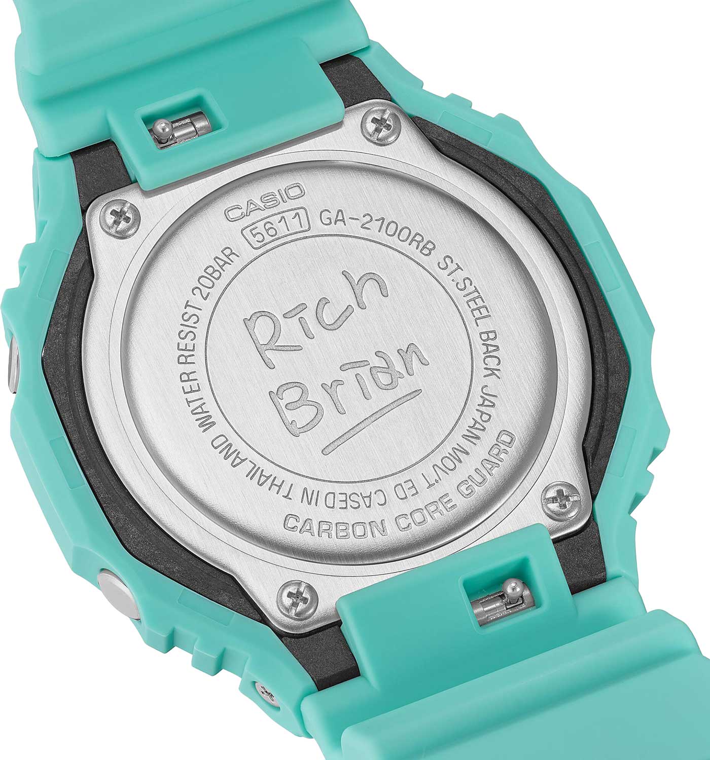 Наручные часы Casio GA-2100RB-3A. Фото 5.