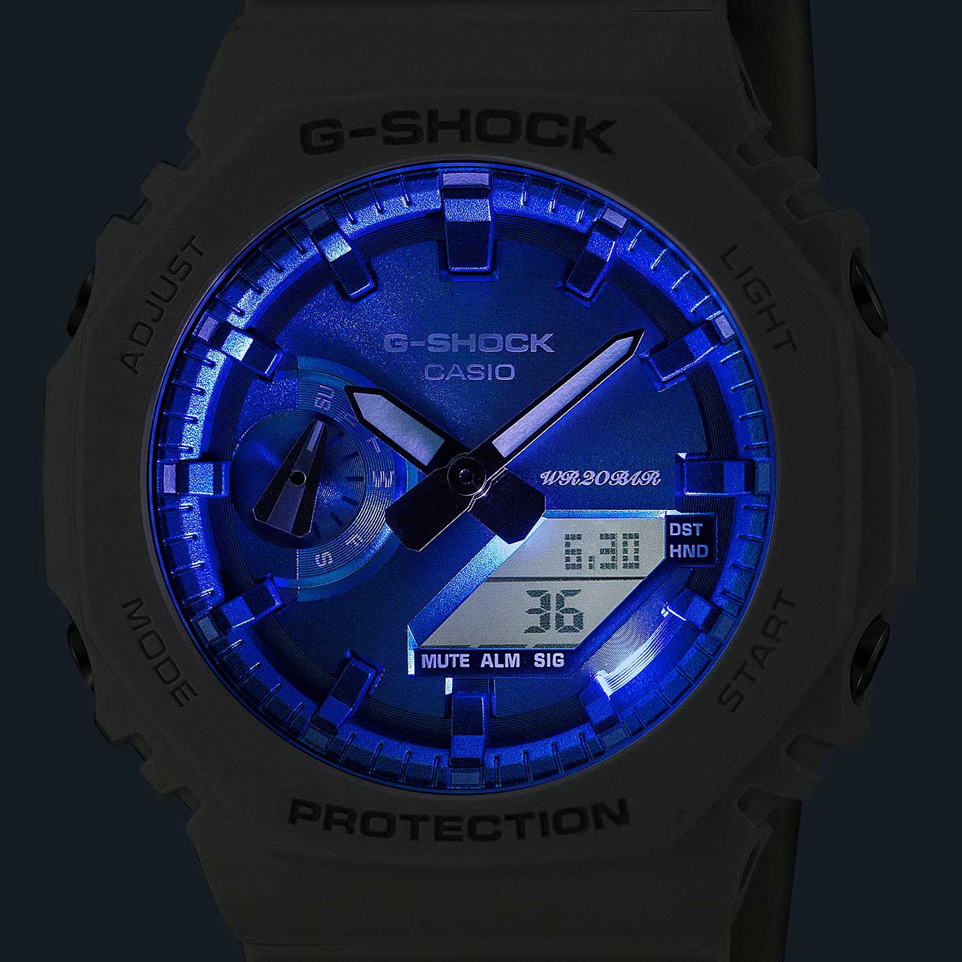 Наручные часы Casio GA-2100WS-7A. Фото 1.