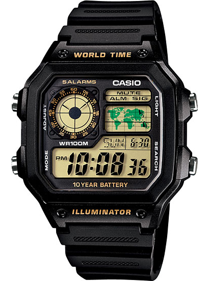Наручные часы Casio AE-1200WH-1B. Фото 0.