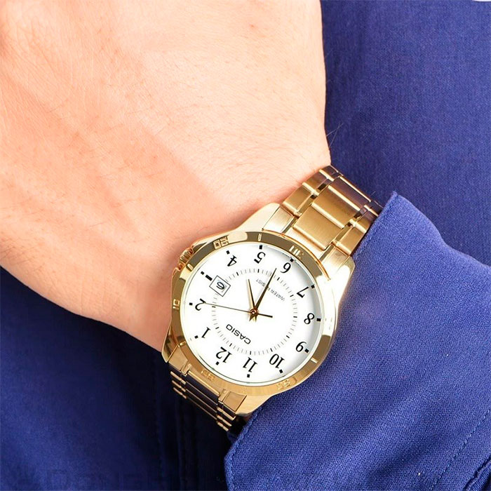 Наручные часы Casio MTP-V004G-7B. Фото 4.