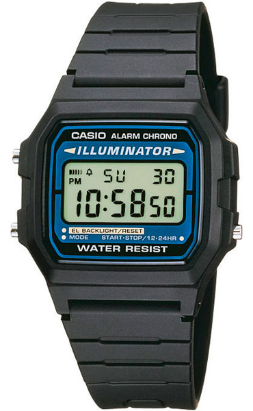 Наручные часы Casio F-105W-1A. Фото 0.