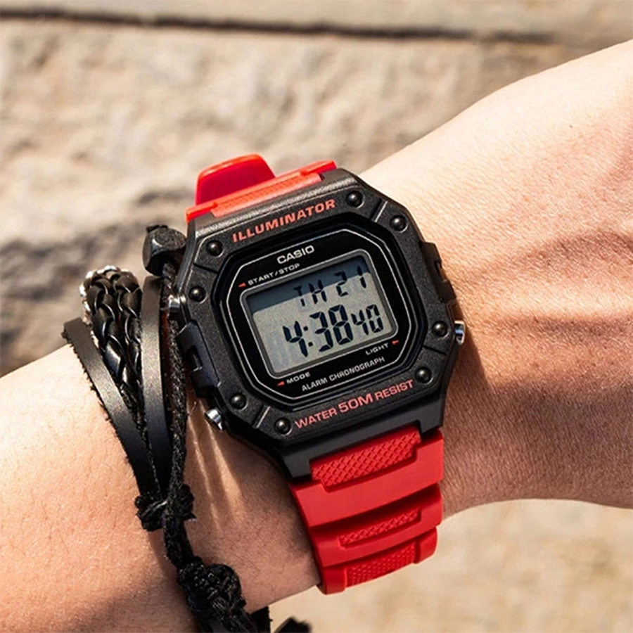 Наручные часы Casio W-218H-4B. Фото 2.