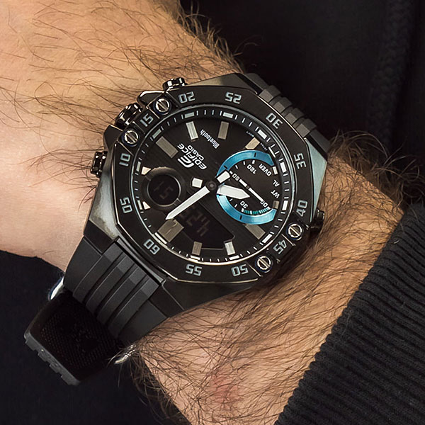 Наручные часы Casio ECB-10PB-1A. Фото 3.