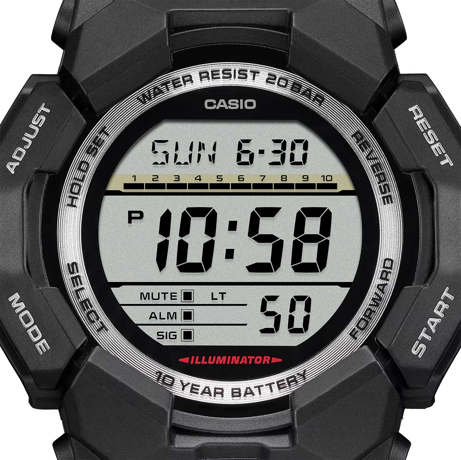 Наручные часы Casio GD-010-1. Фото 2.