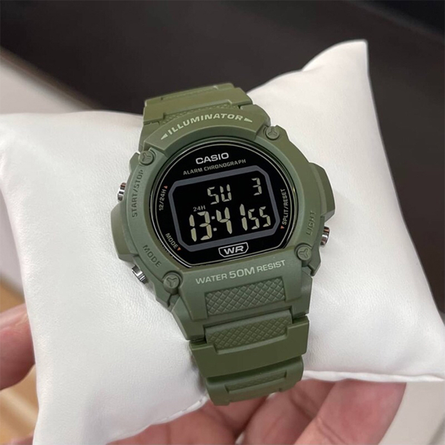 Наручные часы Casio W-219HC-3B. Фото 1.