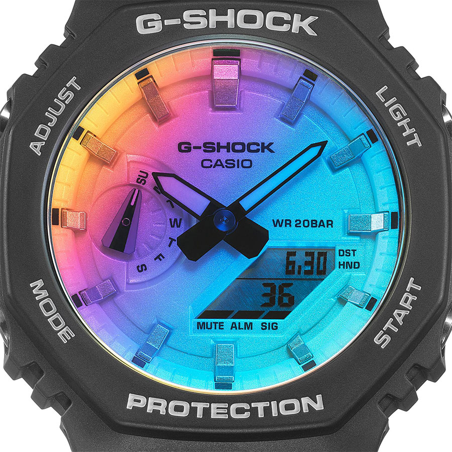 Наручные часы Casio GA-2100SR-1A. Фото 7.