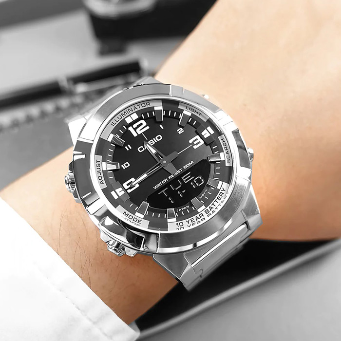 Наручные часы Casio AMW-870D-1A. Фото 6.