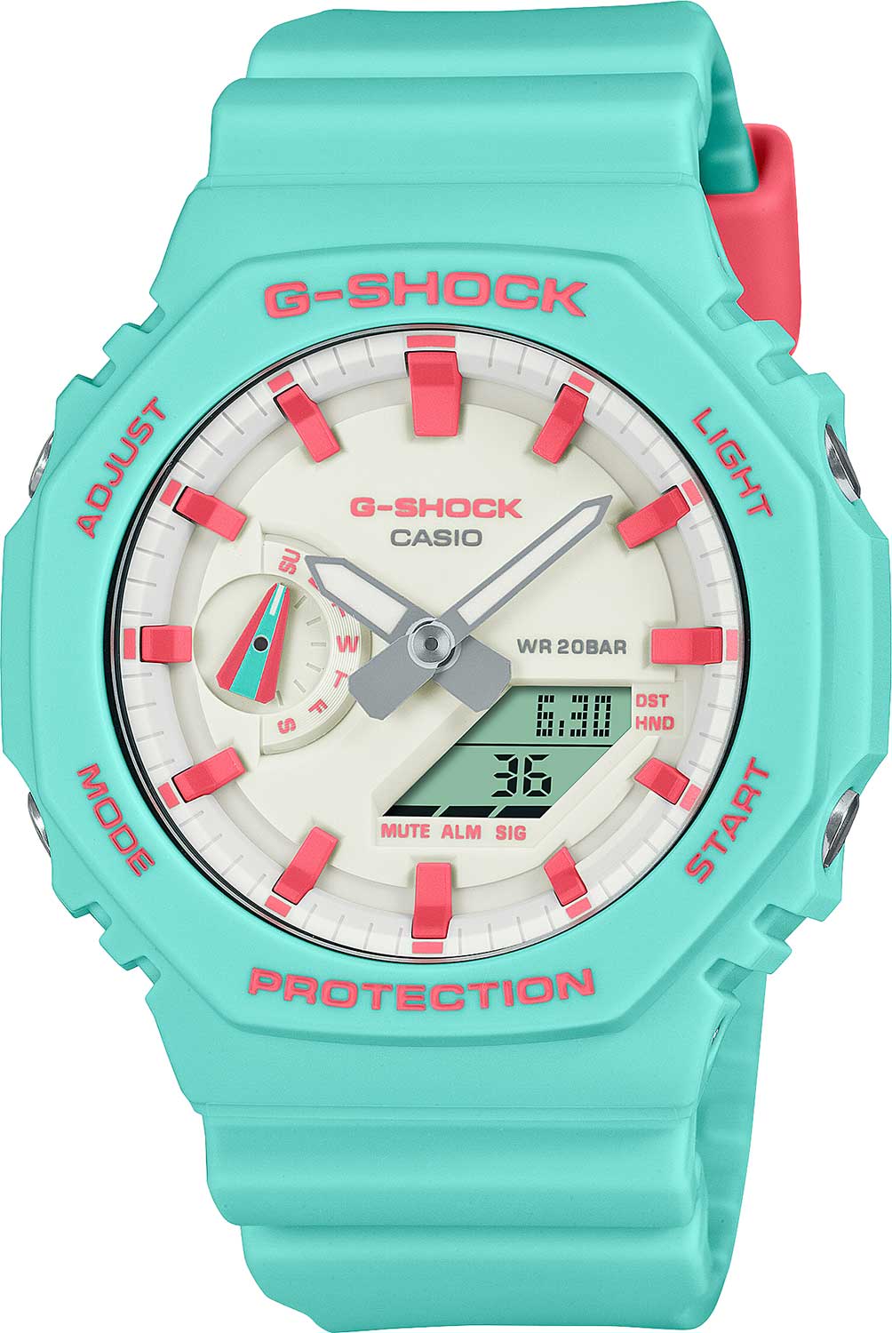 Наручные часы Casio GA-2100RB-3A. Фото 0.