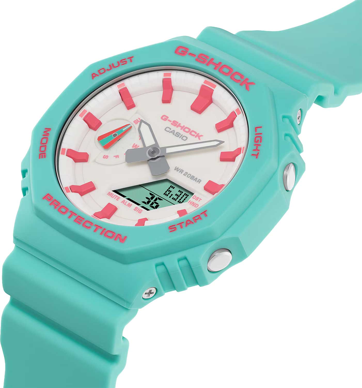 Наручные часы Casio GA-2100RB-3A. Фото 2.