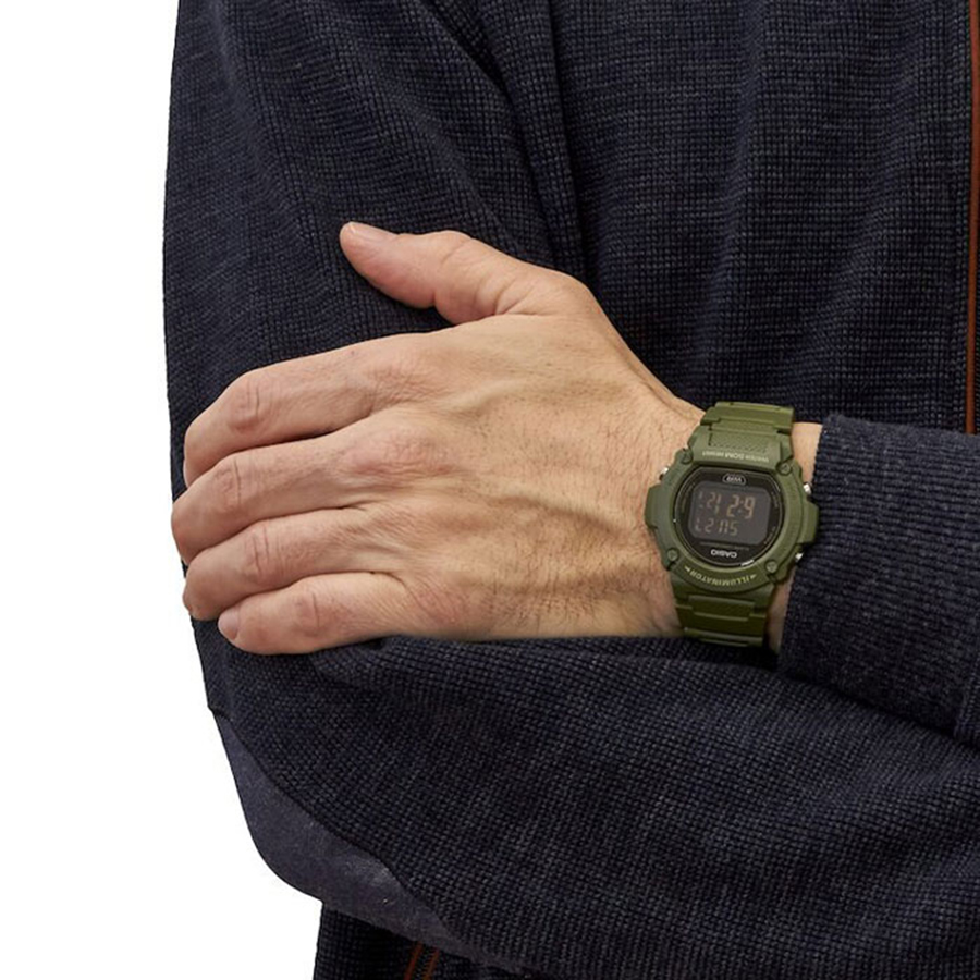 Наручные часы Casio W-219HC-3B. Фото 3.