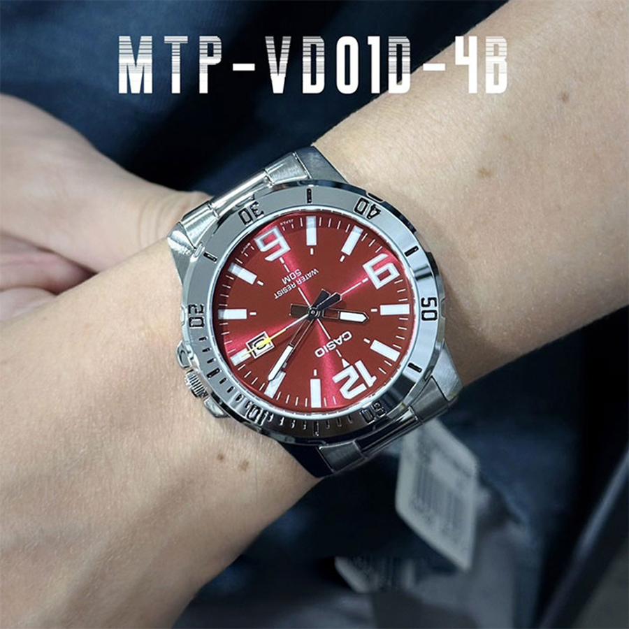 Наручные часы Casio MTP-VD01D-4B. Фото 3.