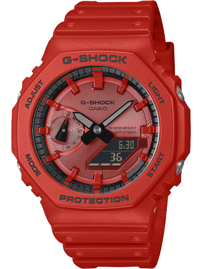 Наручные часы Casio GA-2100RRB-4A. Фото 0.