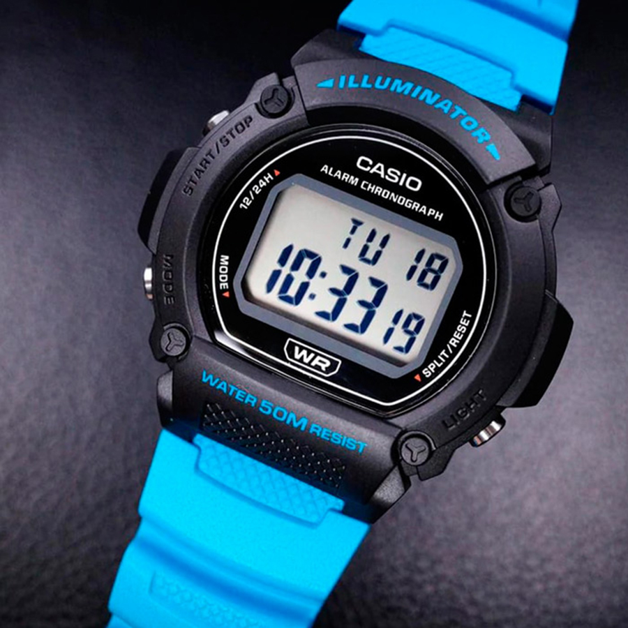 Наручные часы Casio W-219H-2A2. Фото 5.