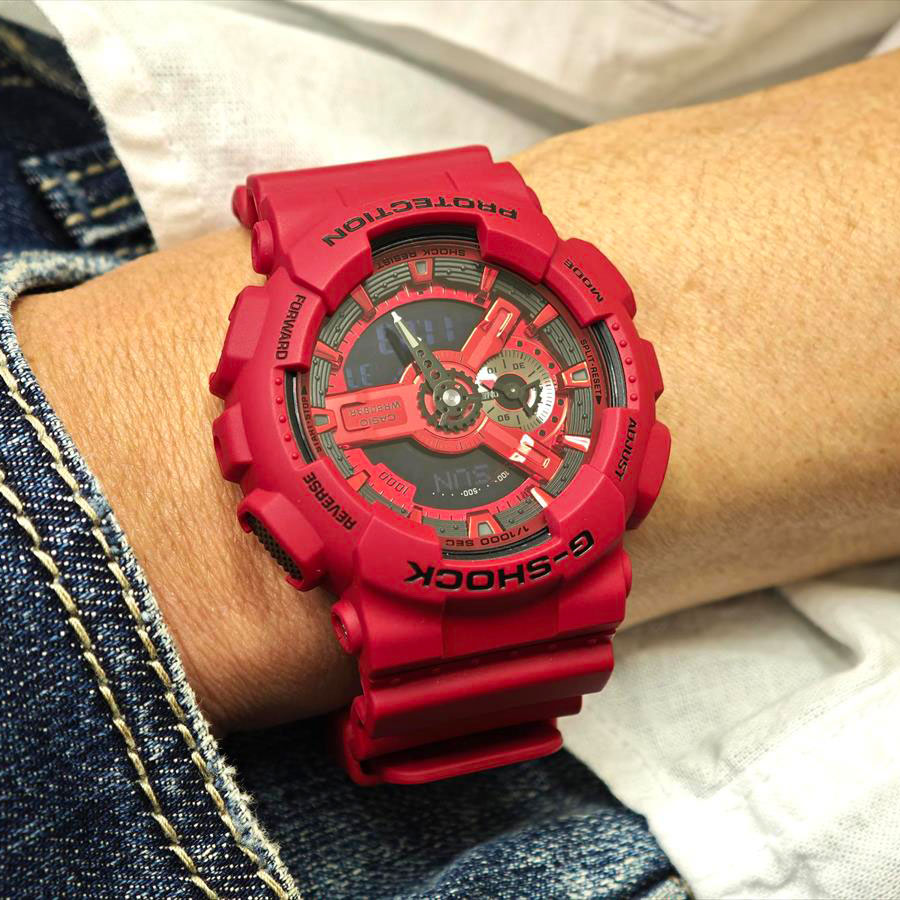 Наручные часы Casio GA-110RRB-4A. Фото 7.