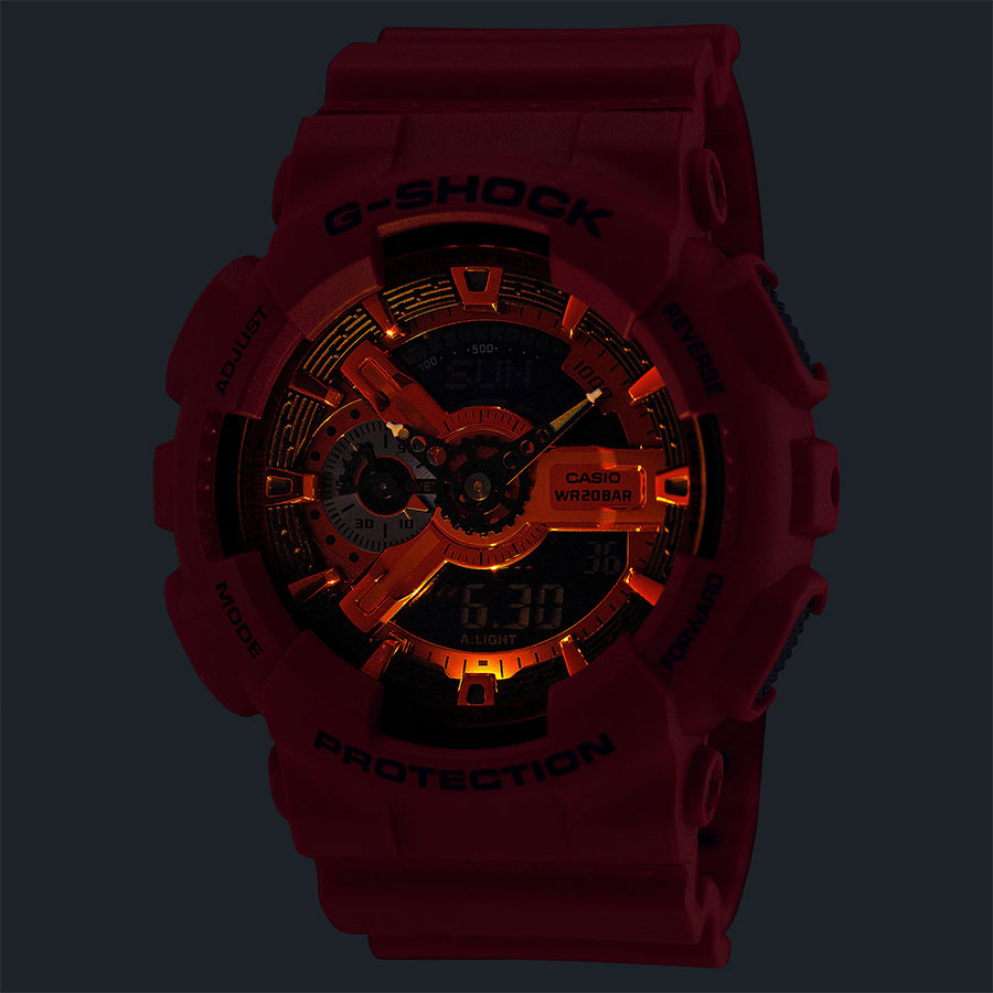 Наручные часы Casio GA-110RRB-4A. Фото 12.