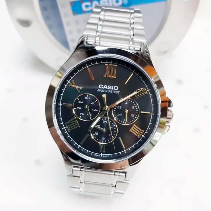 Наручные часы Casio MTP-V300D-1A2. Фото 6.