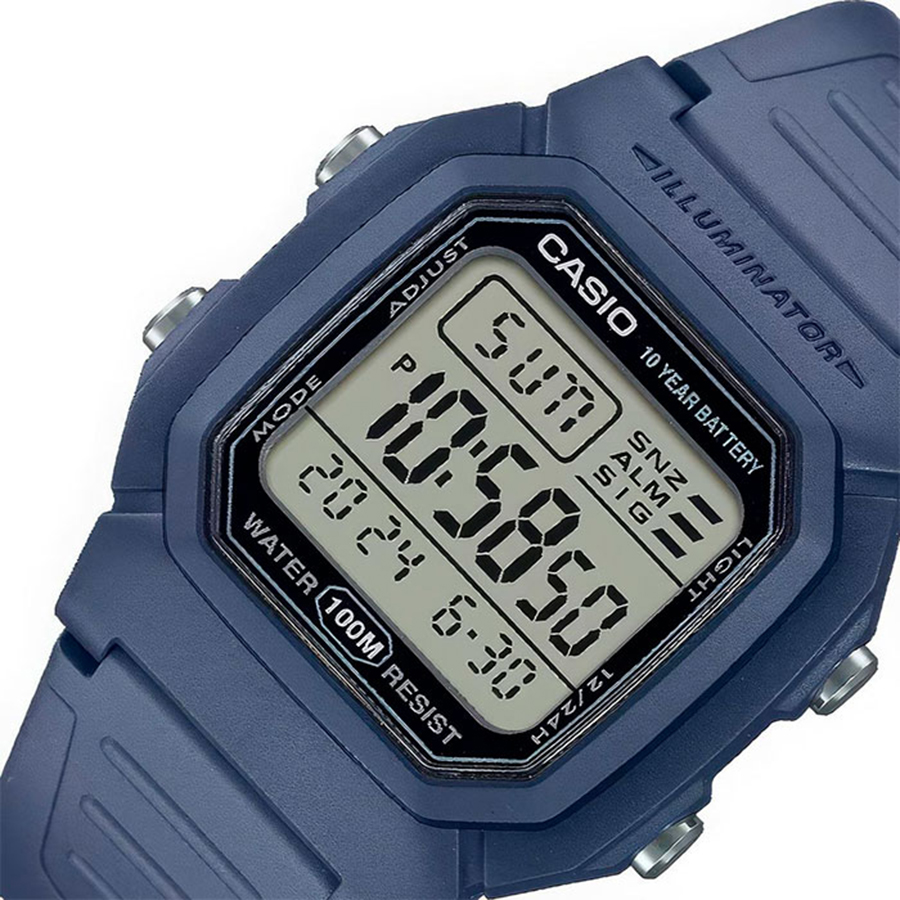 Наручные часы Casio W-800H-2A. Фото 1.