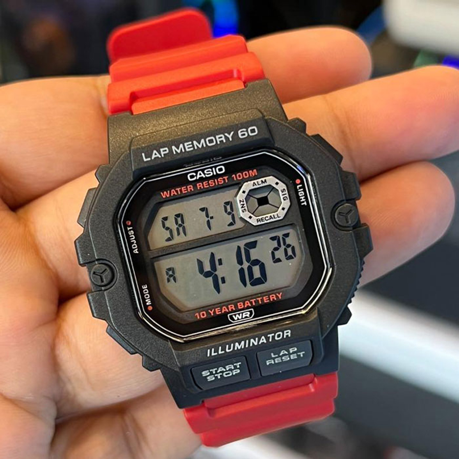 Наручные часы Casio WS-1400H-4A. Фото 3.