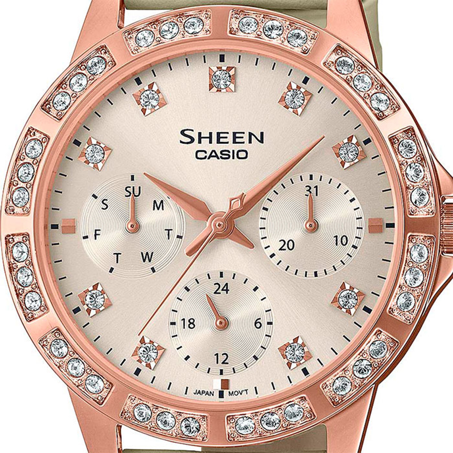 Наручные часы Casio SHE-3517PGL-9A. Фото 1.