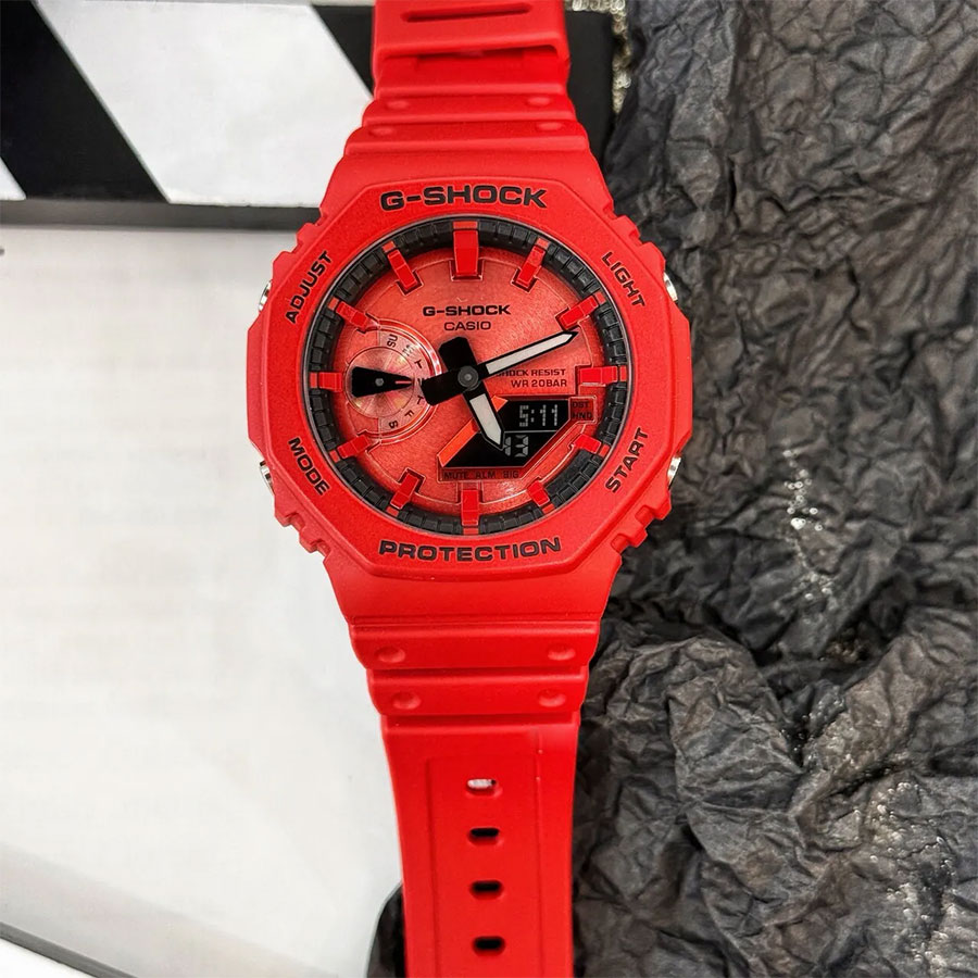Наручные часы Casio GA-2100RRB-4A. Фото 5.