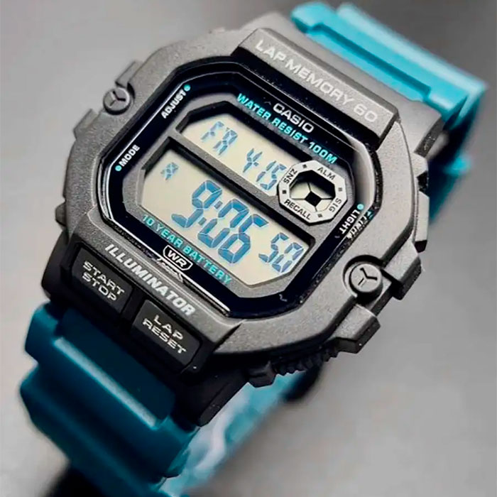 Наручные часы Casio WS-1400H-3A. Фото 3.