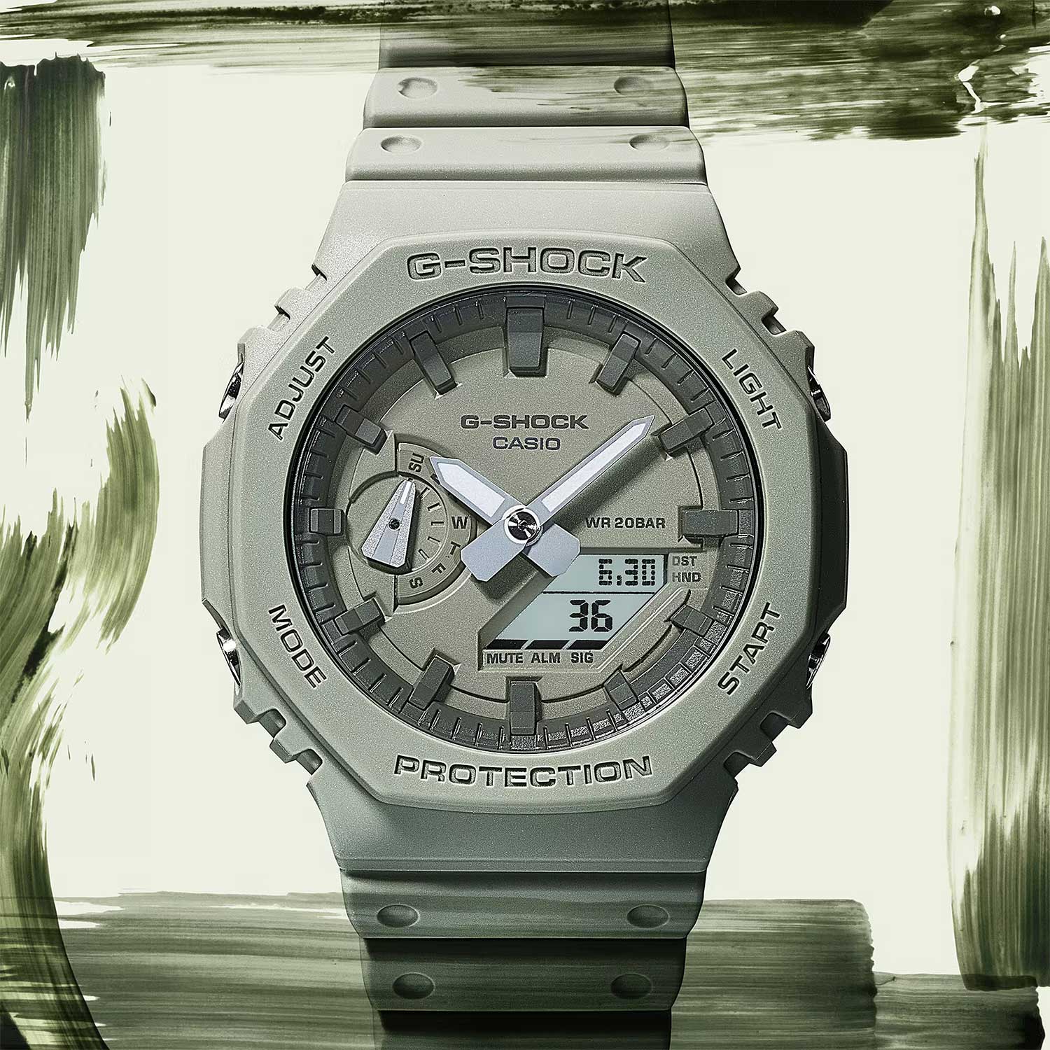 Наручные часы Casio GA-2100NC-3A. Фото 3.