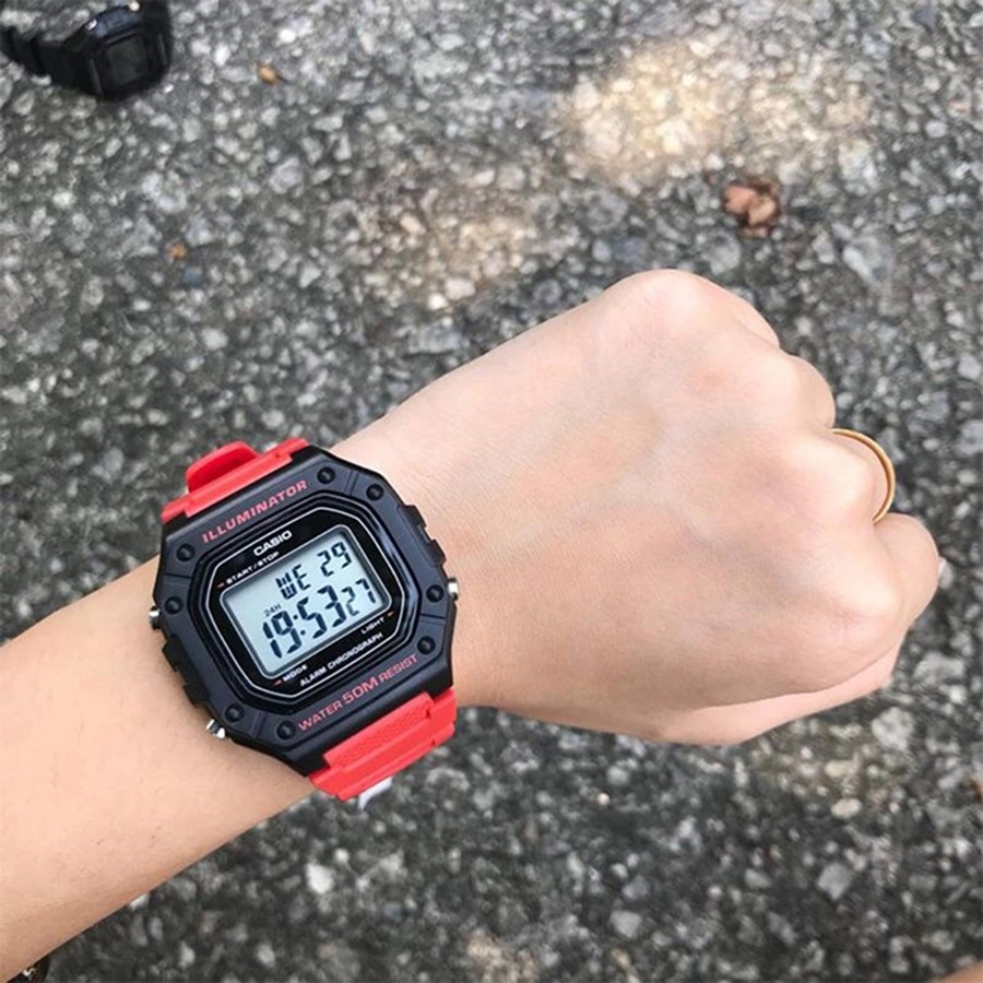 Наручные часы Casio W-218H-4B. Фото 3.