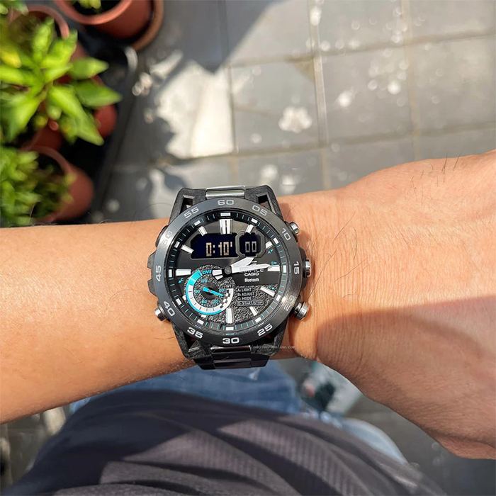 Наручные часы Casio ECB-40DB-1A. Фото 2.