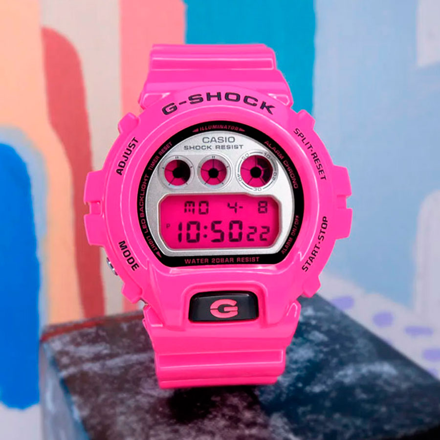 Наручные часы Casio DW-6900RCS-4. Фото 1.