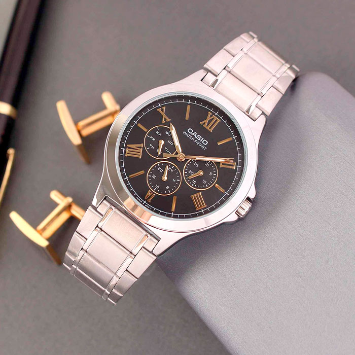 Наручные часы Casio MTP-V300D-1A2. Фото 3.