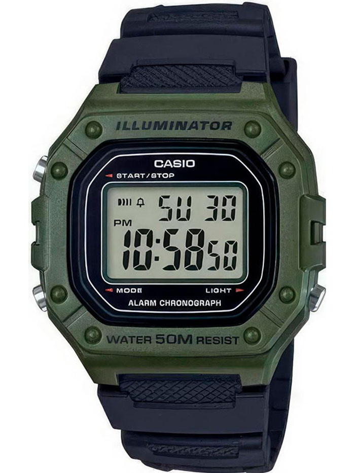 Наручные часы Casio W-218H-3A. Фото 0.