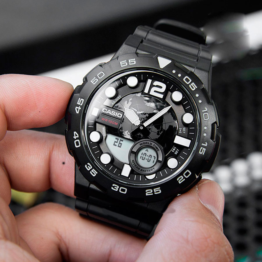 Наручные часы Casio AEQ-100W-1A. Фото 3.