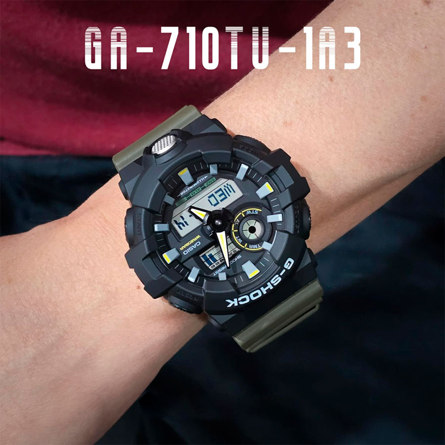 Наручные часы Casio GA-710TU-1A3. Фото 3.