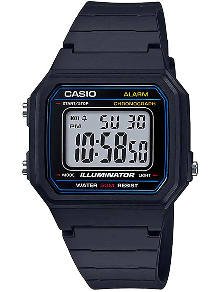 Наручные часы Casio W-217H-1A. Фото 0.