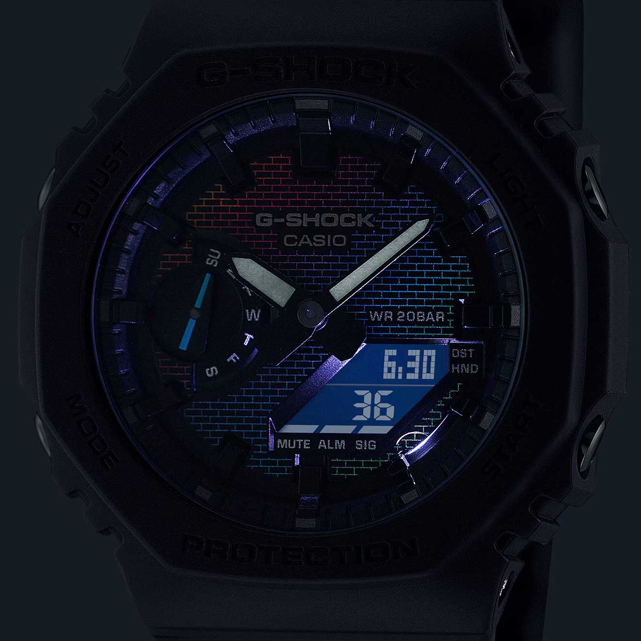 Наручные часы Casio GA-2100RW-1A. Фото 2.