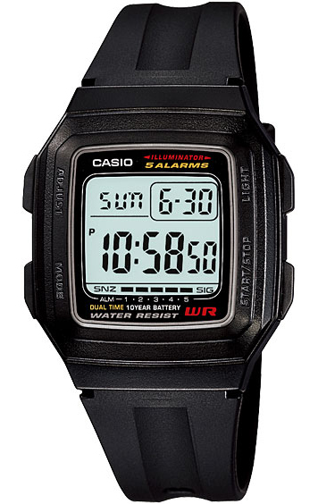 Наручные часы Casio F-201WA-1A. Фото 0.