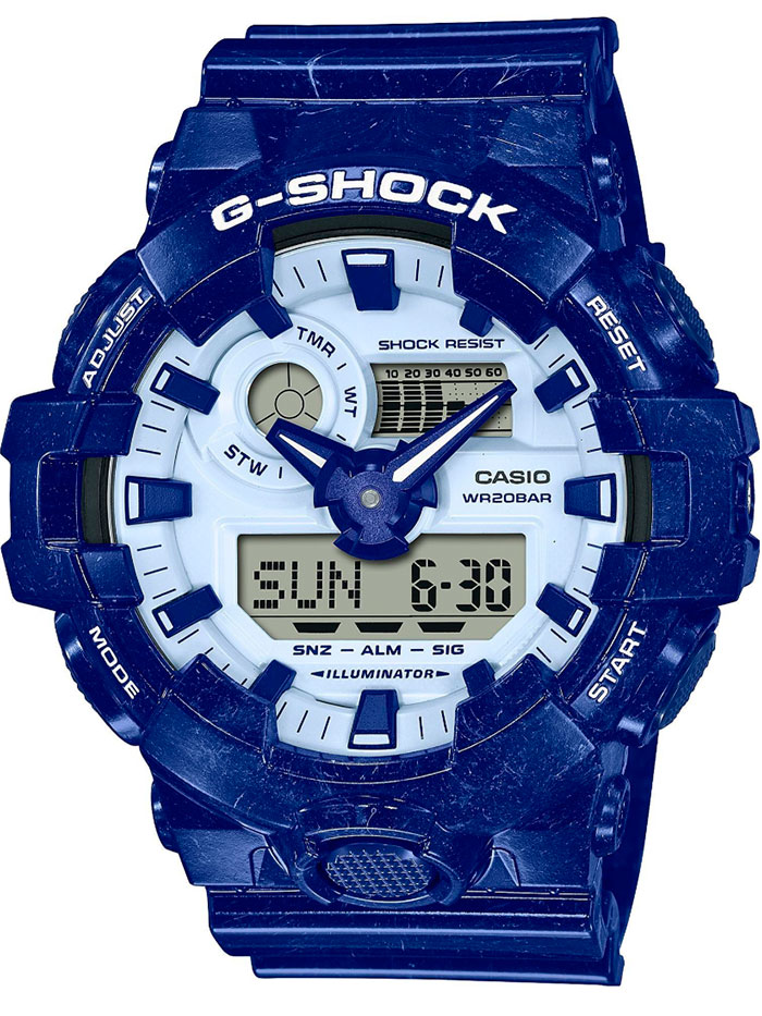 Наручные часы Casio GA-700BWP-2A. Фото 0.