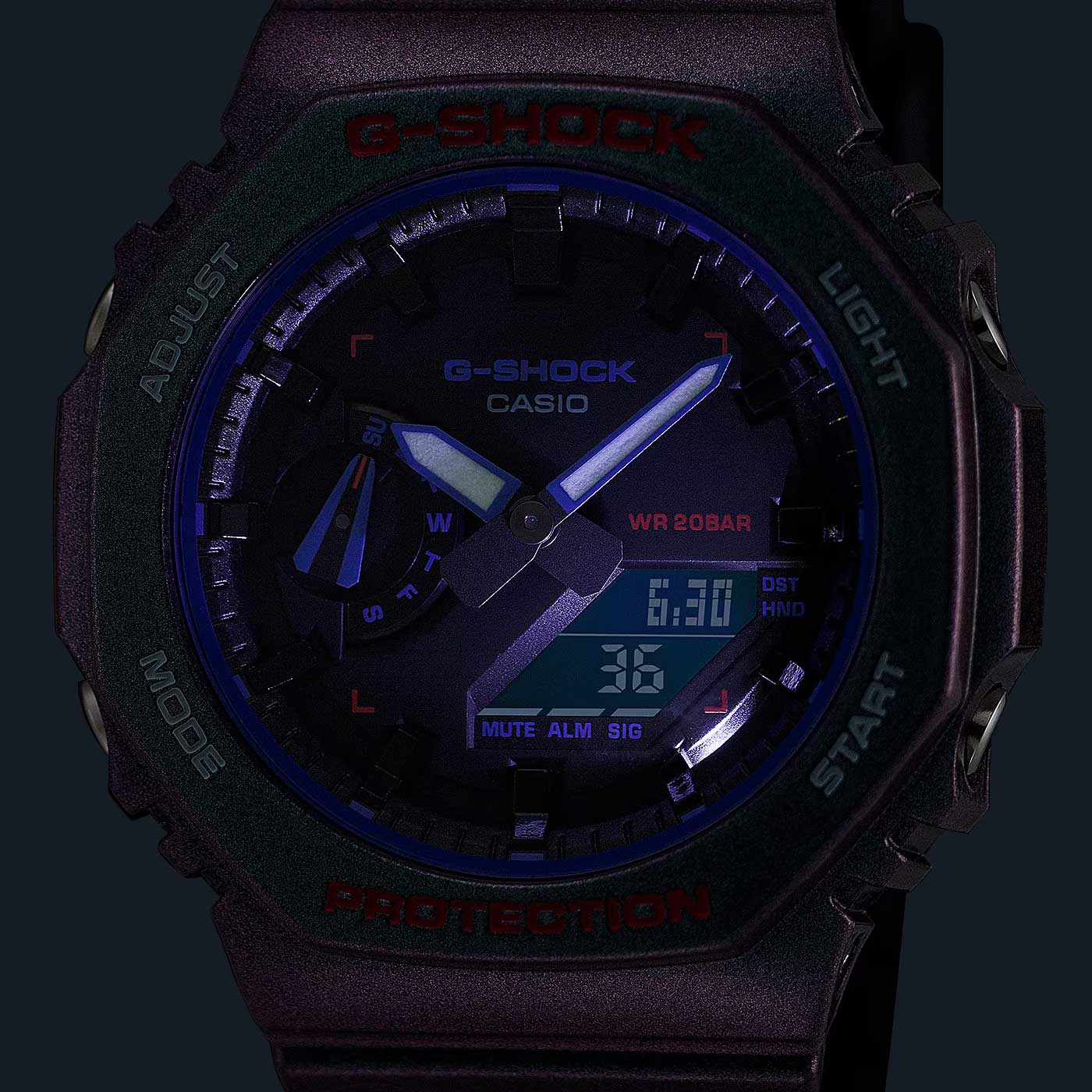 Наручные часы Casio GA-2100AH-6A. Фото 2.