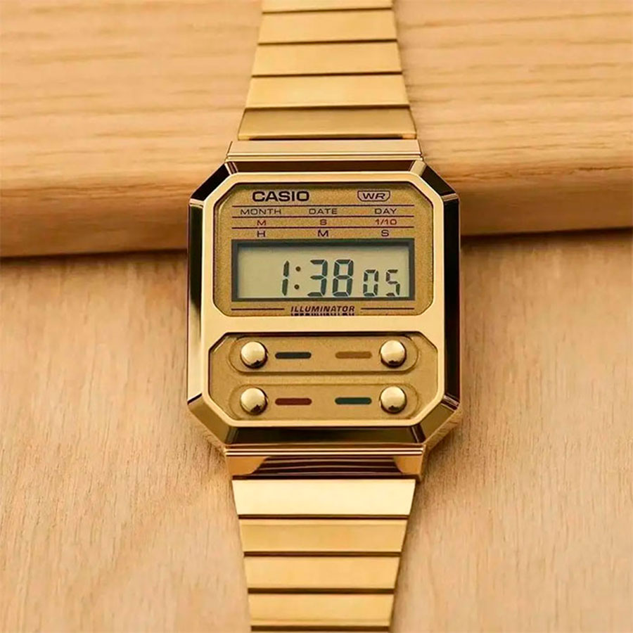 Наручные часы Casio A100WEG-9A. Фото 1.