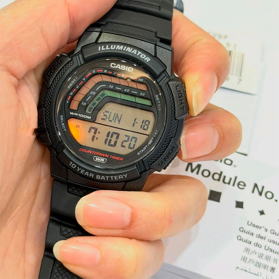 Наручные часы Casio WS-1800-1A. Фото 1.