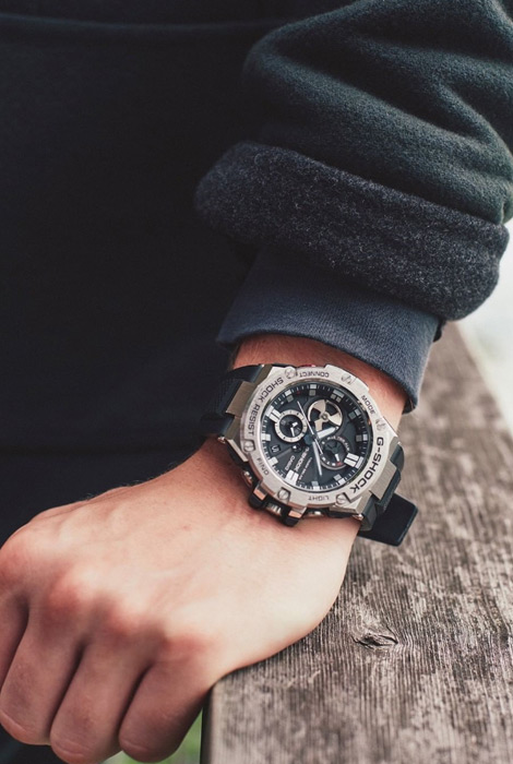 Наручные часы Casio GST-B100-1A. Фото 1.