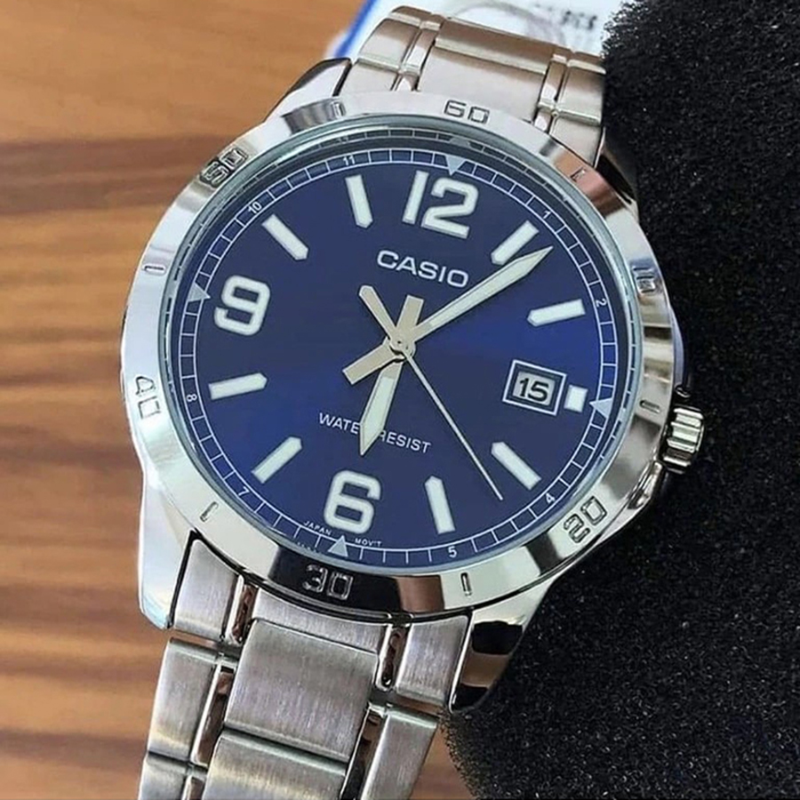 Наручные часы Casio MTP-V004D-2B. Фото 1.