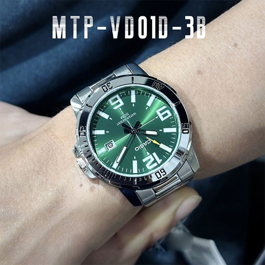 Наручные часы Casio MTP-VD01D-3B. Фото 3.