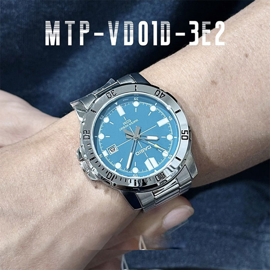 Наручные часы Casio MTP-VD01D-3E2. Фото 3.