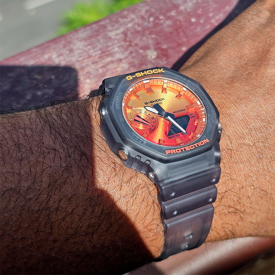 Наручные часы Casio GA-2100FLS-8A4. Фото 2.