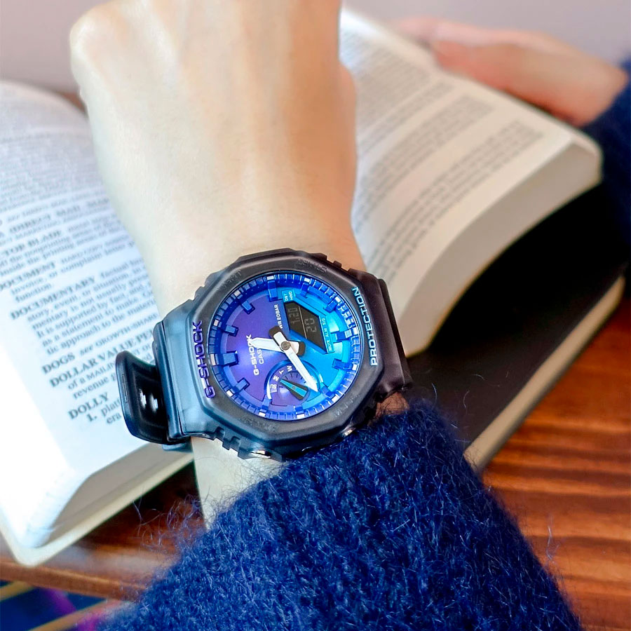 Наручные часы Casio GA-2100FLS-8A2. Фото 3.