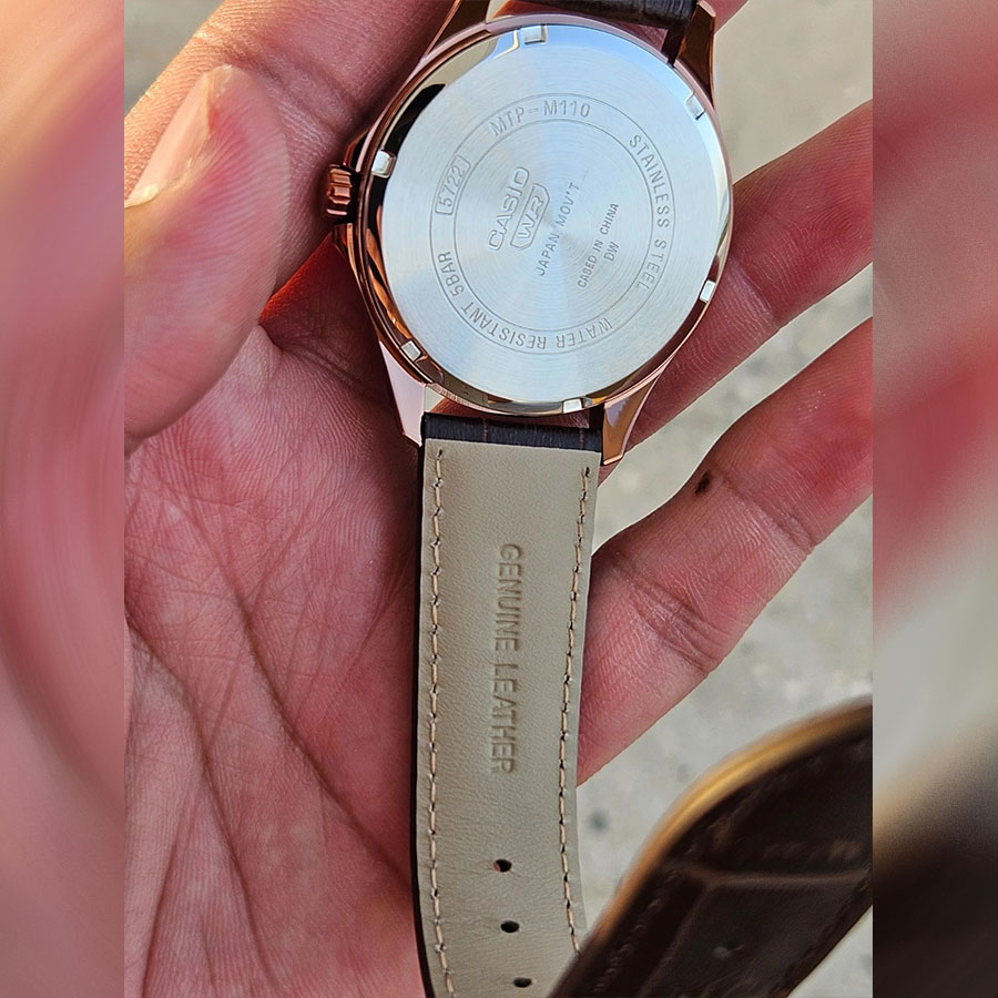 Наручные часы Casio MTP-M110RL-5A. Фото 1.