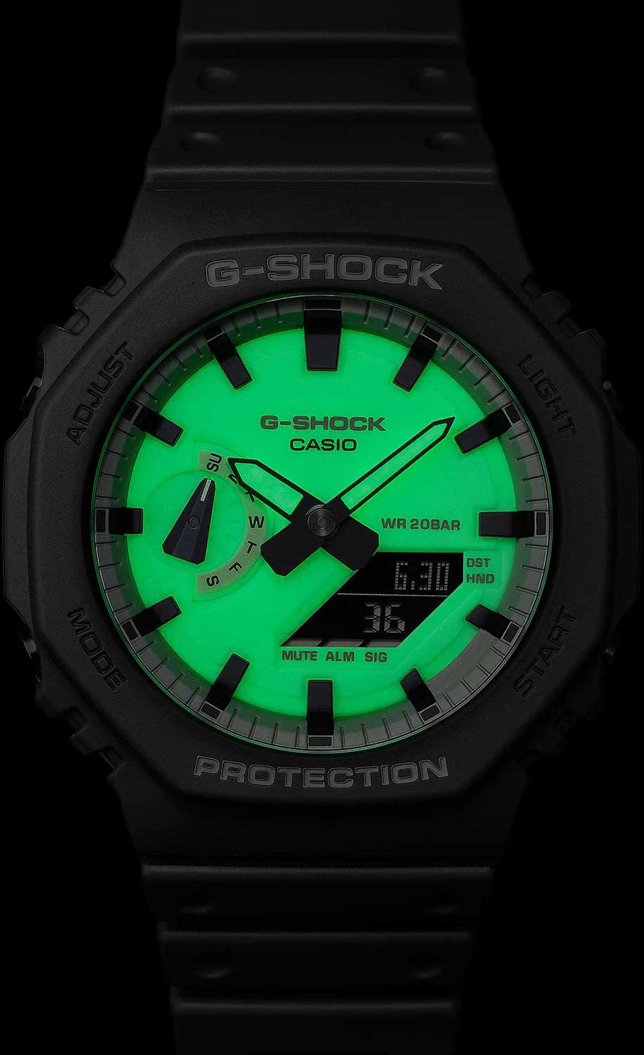 Наручные часы Casio GA-2100HD-8A. Фото 1.