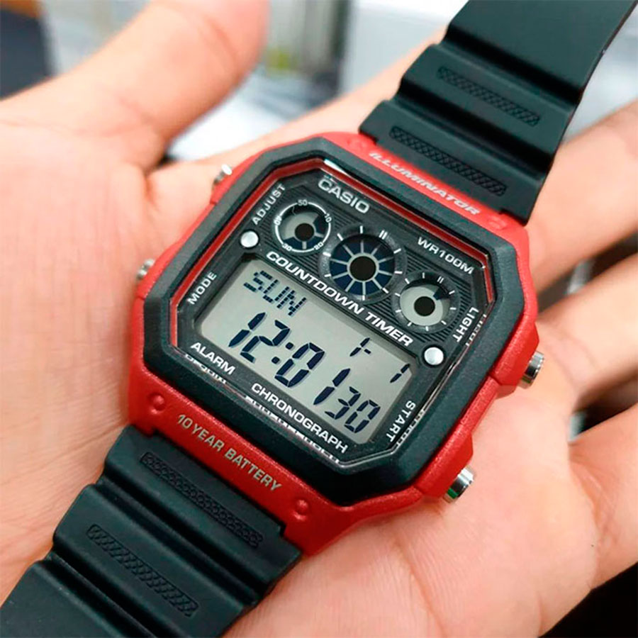 Наручные часы Casio AE-1300WH-4A. Фото 8.